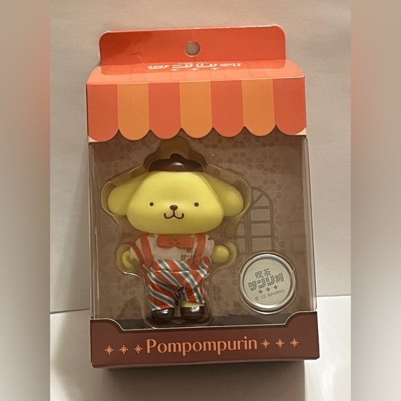PomPomPurin Cafe Sanrio 2nd Store Keychain Mascot - Picture 1 of 8